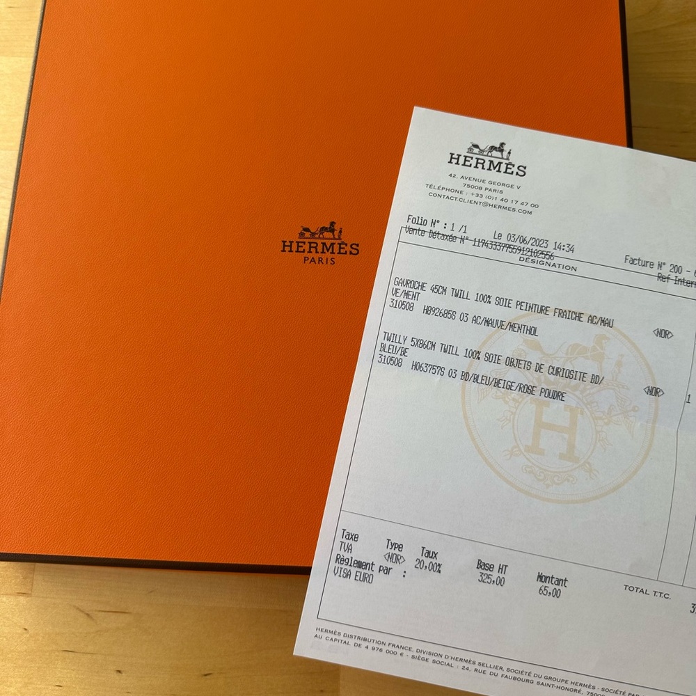 Hermès Gavroche 45 silk scarf - Picture 10 of 10